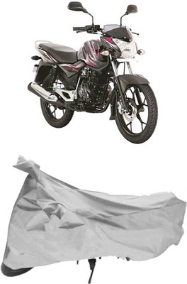 AutoKick Two Wheeler Cover for Bajaj(Discover 150 s, Silver)