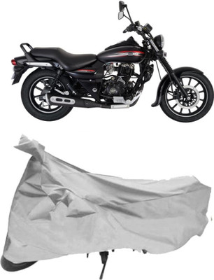 AutoKick Two Wheeler Cover for Bajaj(Avenger 220 Street, Silver)