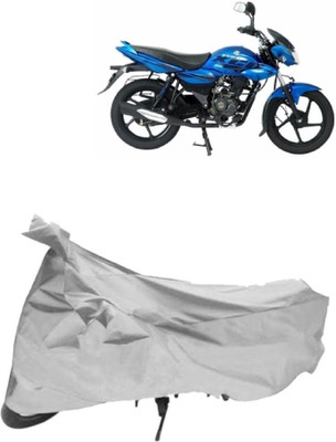 AutoKick Two Wheeler Cover for Bajaj(XCD 125cc, Silver)