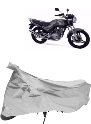 AutoKick Two Wheeler Cover for Yamaha(YBR 125, Silver)