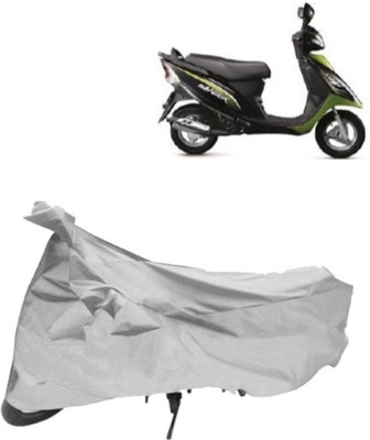 AutoKick Two Wheeler Cover for TVS(Scooty Streak, Silver)