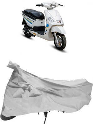 AutoKick Two Wheeler Cover for Honda(Grazia, Silver)