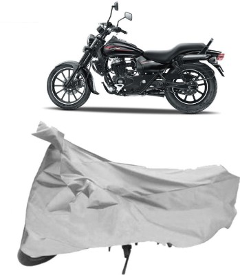 AutoKick Two Wheeler Cover for Bajaj(Avenger 150 Street, Silver)