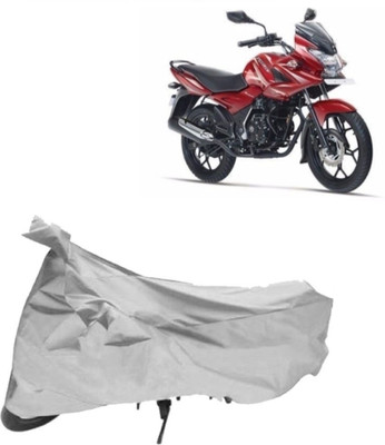 AutoKick Two Wheeler Cover for Bajaj(Discover 150 f, Silver)