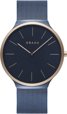 OBAKU ARK OCEAN Analogue Silver Round Dial Women's Watch - V110LXCIRW Analog Watch  - For Men