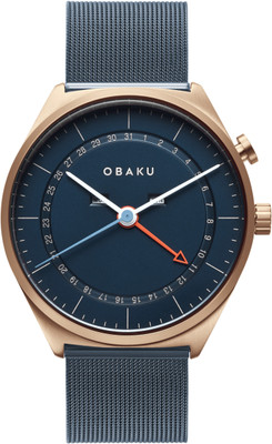 OBAKU DATO OCEAN Analogue Silver Round Dial Women's Watch - V110LXCIRW DATO OCEAN Analog Watch  - For Men