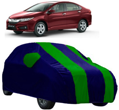 AutoKick Car Cover For Honda City i-Vtec (With Mirror Pockets)(Multicolor)