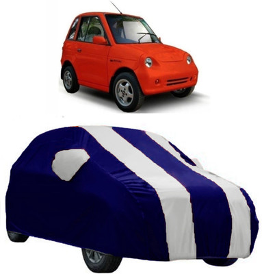 AutoKick Car Cover For Mahindra Reva (With Mirror Pockets)(Multicolor)