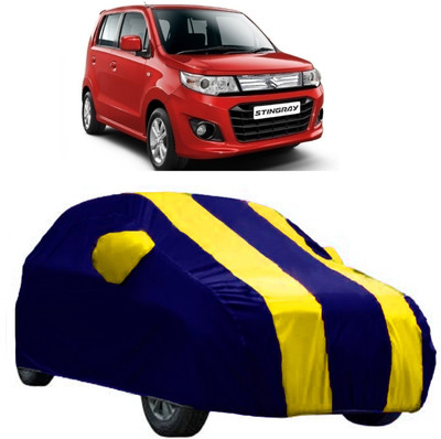 AutoKick Car Cover For Maruti Suzuki WagonR Stingray (With Mirror Pockets)(Yellow)