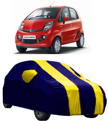 AutoKick Car Cover For Tata Nano Genx (With Mirror Pockets)(Yellow)