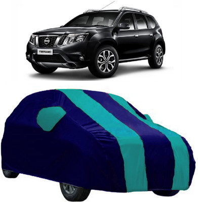 AutoCover Car Cover For Nissan Terrano (With Mirror Pockets)(Multicolor)