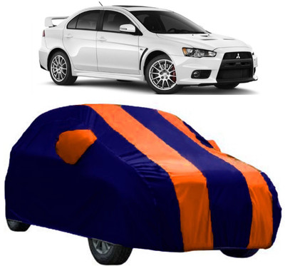 AutoKick Car Cover For Mitsubishi Lancer (With Mirror Pockets)(Orange)
