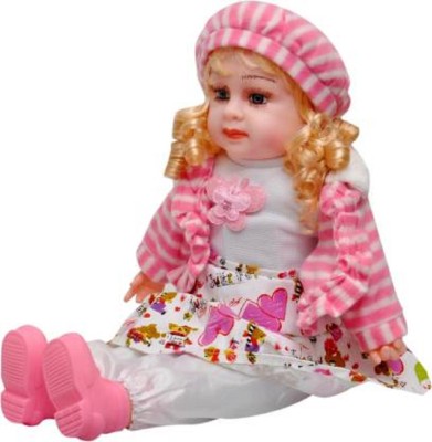 Kmc kidoz Beautiful Poem singing baby doll Toy for Kids (Multicolor)