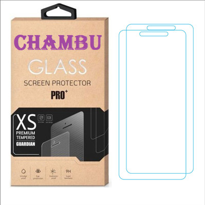 CHAMBU Tempered Glass Guard for Micromax Bolt A58(Pack of 2)