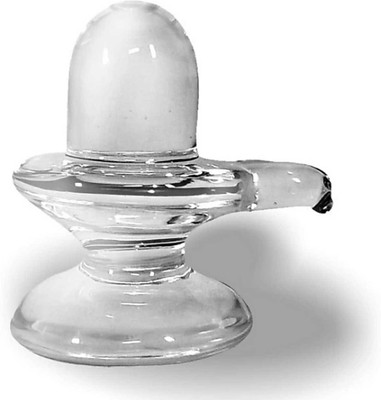 MAHADEV Decorative Showpiece  -  4 cm(Crystal, Clear)
