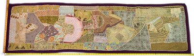 Global Art Traders Multicolor 199 cm Table Runner(Cotton)