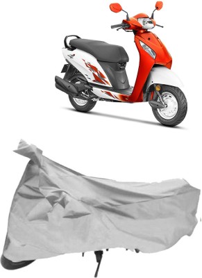 AutoKick Two Wheeler Cover for Honda(Activa i, Silver)