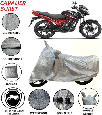 Cavalier Burst Two Wheeler Cover for Hero(Glamour i3s, Silver)