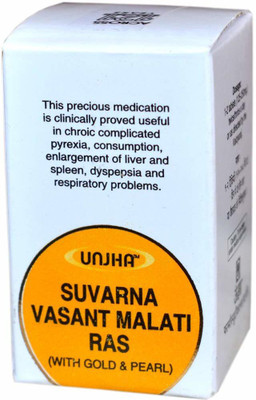 Unjha Suvarna Vasant Malati Ras Pack of 10 tabs(10 Tablets)