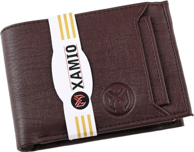 Xamio Boys Brown Artificial Leather Wallet(5 Card Slots)