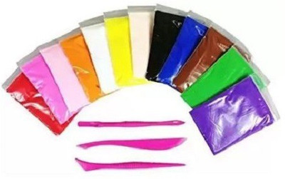 CHL ROAR Air Dry Clay DIY Polymer (Pack of 12) Art Clay(125 g)