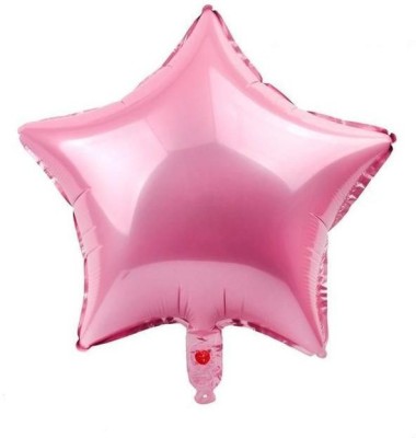 Jolly Party Solid Twinkling star shape foil Balloon (BM/R20/752) Pack 1 Pink, Balloon(Pink, Pack of 1)