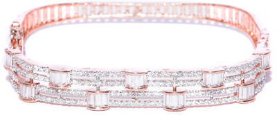 Priyaasi Brass Cubic Zirconia Gold-plated Bracelet