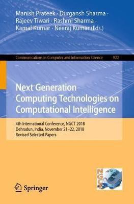 Next Generation Computing Technologies on Computational Intelligence(English, Paperback, unknown)