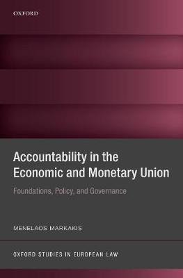 Accountability in the Economic and Monetary Union(English, Hardcover, Markakis Menelaos)