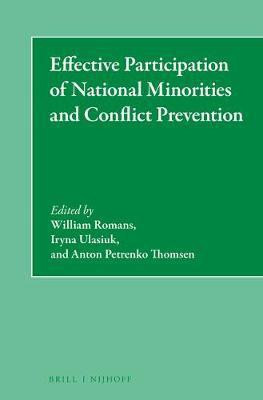 Effective Participation of National Minorities and Conflict Prevention(English, Electronic book text, unknown)