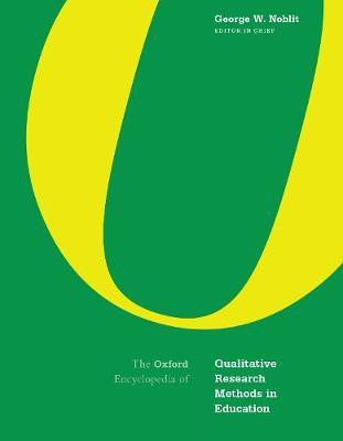 The Oxford Encyclopedia of Qualitative Research Methods in Education(English, Hardcover, unknown)