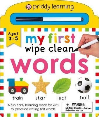 My First Wipe Clean Words (Priddy Smart)(English, Board book, Priddy Roger)