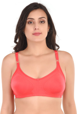 Body Lable Women Full Coverage Non Padded Bra(Pink)