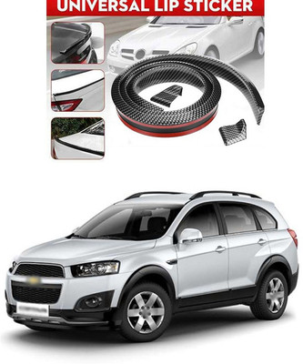 XZRTZ Plastic Car Bumper Guard(Black, Pack of 1, Chevrolet, Captiva)