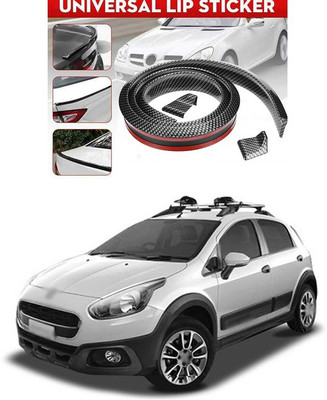 XZRTZ Plastic Car Bumper Guard(Black, Pack of 1, Fiat, Avventura)