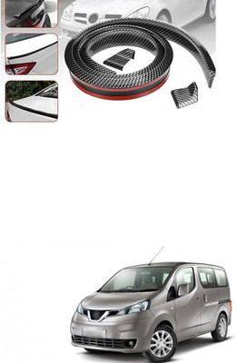 XZRTZ Plastic Car Bumper Guard(Black, Pack of 1, Nissan, Evalia)