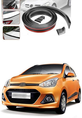 XZRTZ Plastic Car Bumper Guard(Black, Pack of 1, Hyundai, i10)