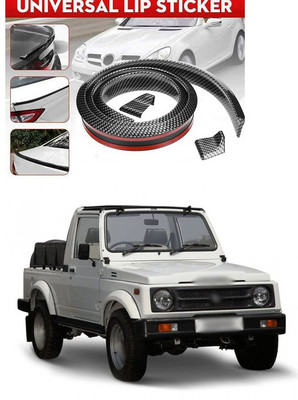 XZRTZ Plastic Car Bumper Guard(Black, Pack of 1, Maruti, Gypsy King)