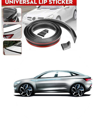 XZRTZ Plastic Car Bumper Guard(Black, Pack of 1, Skoda, Superb)