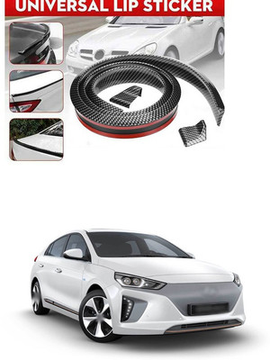 XZRTZ Plastic Car Bumper Guard(Black, Pack of 1, Hyundai, i10)