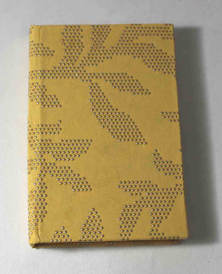 Camlon Exports Handmade A6 Notebook Unruled 96 Pages(Yellow)