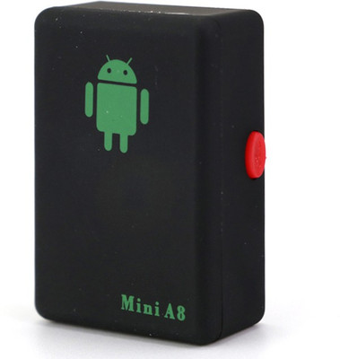 Wukama Mini Tracker A8 GPS Micro Tracking Locator Positioning Anti-Lost Device Global Locator Real Time GPS Device(Black)