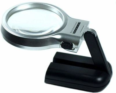 A&S TOOLSHOP 3-IN-1 MAGNIFIER 3X Multifunctional(SILVER & BLACK)
