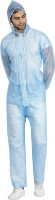 SMART SEWINGERS Solid Men Raincoat
