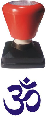 SSS IMPRESSIONS Om Type4 Pre-Inked Stamp(Medium, Blue)