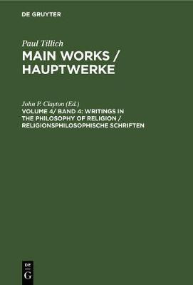 Writings in the Philosophy of Religion / Religionsphilosophische Schriften(English, Hardcover, unknown)