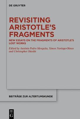 Revisiting Aristotle's Fragments(English, Hardcover, unknown)