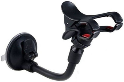 Trifles Car Mobile Holder for Clip, Dashboard, CD Slot, Windshield, AC Vent(Black)