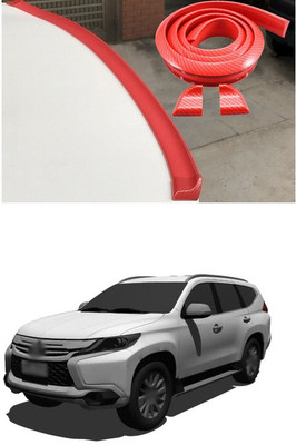 XZRTZ Plastic Car Bumper Guard(Red, Pack of 1, Mitsubishi, Lancer)