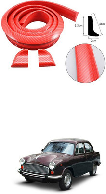 PECUNIA Plastic Car Bumper Guard(Red, Pack of 1, GM, Hummer H3)